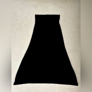 Lem Viet Bali Black Cotton Strapless Dress